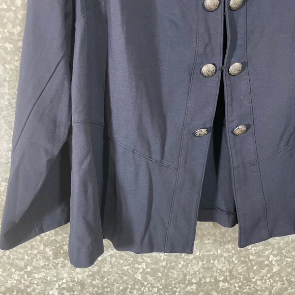 Lane Bryant Women's Plus Size Navy Blue Military Style Blazer - Size 26 - Jacket - Picture 3 of 7